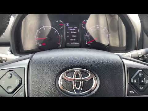 How to turn the traction control on or off on a Toyota 4Runner