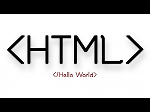 How to Build a Website using HTML: 1. Hello World