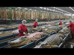 Inside the Crocodile Leather Factory – Million-Dollar Luxury Products From Raw Skin (Full Process)