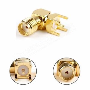 [Hot Item] Right Angled Through Hole SMA MCX Jack Connector for PCB Mount