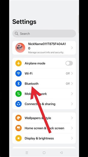 How To Show Bluetooth Device Enable Setting Performance🔥🔥#setting#shorts