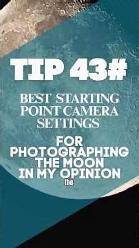 Photographing the moon try these simple setting today tip 43/365 tips & #tricks #moonphotography