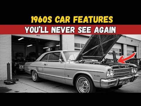 10 Car Features from the 1960s That Disappeared