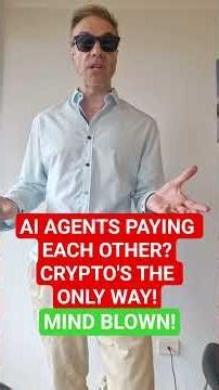 AI agents paying each other? Crypto's the only way! MIND BLOWN!