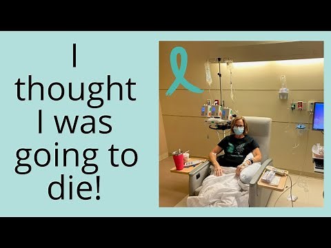 Terrifying first chemotherapy treatment - ovarian cancer battle Cancer vlog #5 September 2, 2022