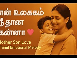 Mother Son Tamil Song 💖 என் உலகம் நீ தான் கண்ணா | Mother Son Tamil Song | Amma Kavithai Melody