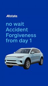 With Accident Forgiveness, Allstate won’t raise your rates just because of an accident. Even if it was your fault. | Allstate