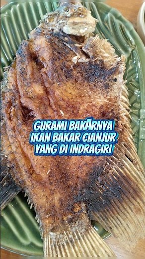 The most delicious grilled gourami fish