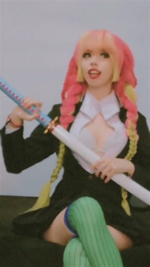 cómo me quedo el cosplay de mitsuri