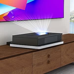 ST620 Motorized Slider Tray for Ultra Short Throw(UST) Projector & Laser Projector TV. Projector Shelf Extend to 150" Picture. Auto Telescopic Retractable Tray, Three Types Installation