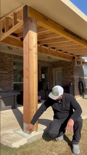 Patio foundation detail #patio #patiocover #foundation #concrete