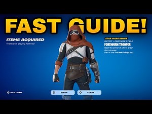 How To COMPLETE ALL FORSWORN TROOPER SKIN QUESTS CHALLENGES in Fortnite! (Star Wars Quests Guide)