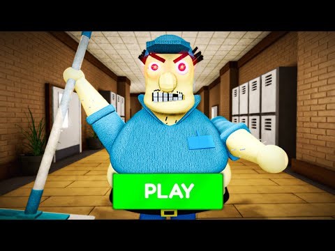 ESCAPE EVIL JANITOR OBBY! 😱 First Person Roblox Obby Full Gameplay