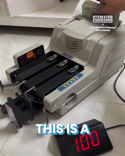 Money counting machine... | Interesting Engineering