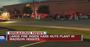 Fire shuts down operations at Kars Nuts plant