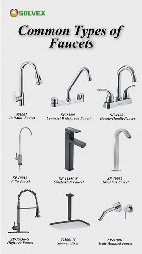 Confused About Faucets? The Ultimate Guide to Every Faucet Type & Name! 🔧💧 #faucet #interiordesign