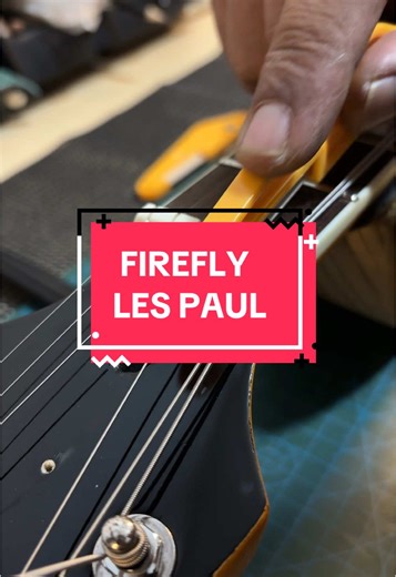 Firefly Les Paul Guitar Setup and Fret Levelling in KL