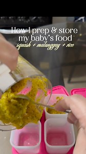 How I prep and store my baby’s food 🍲 #babymeals #babyfood #7monthsold #babyfoodideas | Jane Lubido Cretecio