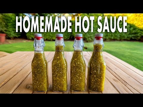 Too hot? Or Just right? I say this Jalapeno Tomatillo Hot Sauce is PERFECT!