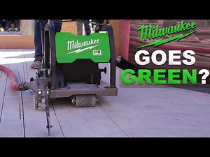 NEW Milwaukee Tool Green Concrete Saw Coming in 2023