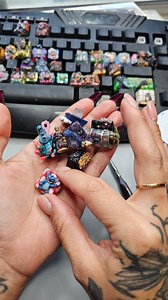 58K views · 2.2K reactions | Otherworldly Computer Keys That Will Make You Smile✨ Let's bring some fun to a mundane item by adding some liquid filled, light-up, glowing, keys to my computer keyboard. These little faces and details will make you smile! | Temika S | Facebook