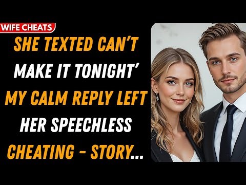 She Texted Can’t Make It Tonight — My Calm Reply Left Her Speechless #cheatingstory