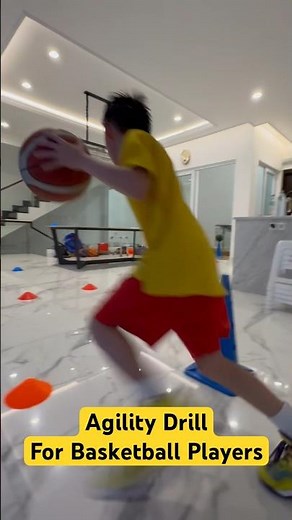 Agility Drill using cones & ladder to Improve Speed and Explosive Power for Kids #speedandagility