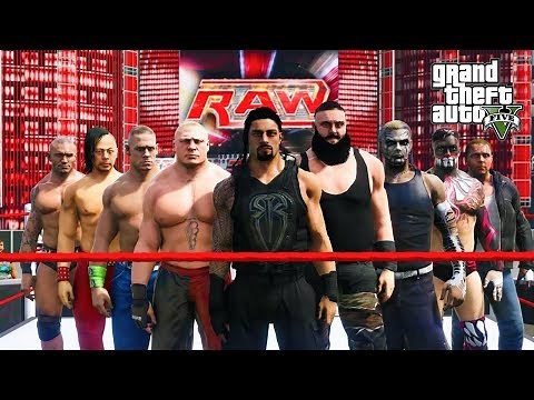 GTA 5 WWE 30 MAN ROYAL RUMBLE (GTA V Mods)