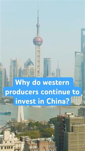 Why do western producers continue to invest in China?