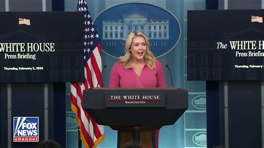 KAROLINE LEAVITT: “I apologize for the delay the president and I were watching the press conference about the search for Savannah Guthrie's mother." “The president, as you all know, spoke directly with Savannah yesterday, and told her that the federal government is here to help." “Our hearts and our prayers are with Savannah and her entire family as they search for her dear mother.” | Fox News