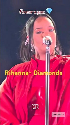 Most powerful Live Performance #rihanna #concert #diamond #shorts