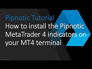 How to install the Pipnotic indicators onto your MT4 terminal