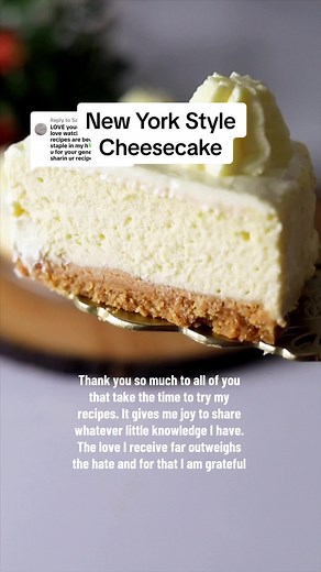 Delicious New York Style Cheesecake Recipe