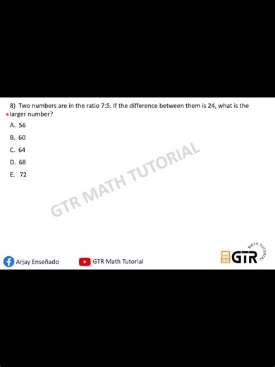 Civil Service Exam Review Ratio and Proportion #arjayensenado #gtrmathtutorial #civilserviceexam #napolcom