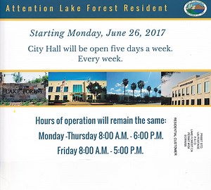 City Hall Open Friday