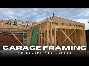 Framing a Garage Like a PRO | No Blueprint Needed!