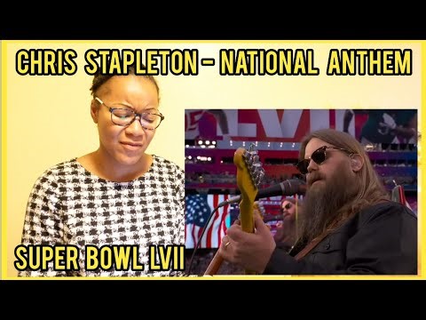 CHRIS STAPLETON Singing NATIONAL ANTHEM @LVII | Vocal Coach Analysis (Stunned) #nationalanthem