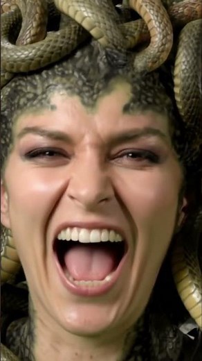 Perseus vs Medusa Epic Shield & Snake Hair Battle!