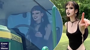 The internet has fallen in love with this goth farmer... | Know Your Meme