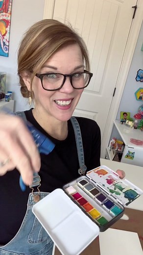 Easy Watercolor Valentine's Day Card