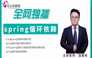 老厉害了！！！全网独播：spring循环依赖所有问题+源码深度解析+P8架构师知识！！