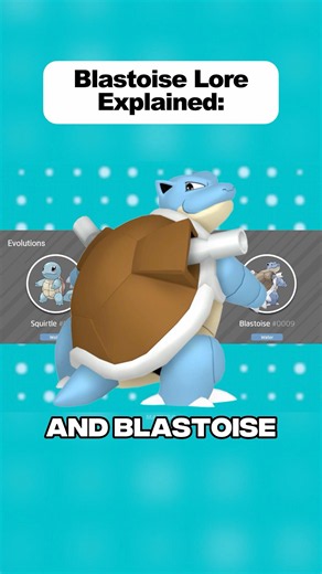 Pokemon Lore Explained: Blastoise #pokemon