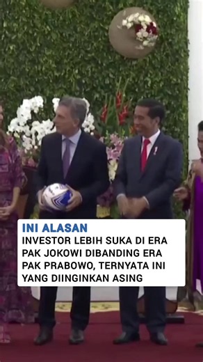 ​Banyak yang bertanya-tanya, apa sih yang sebenarnya dilihat oleh investor asing ketika menanam modal di Indonesia? ini menyoroti perbedaan preferensi daya tarik investasi antara era Presiden Jokowi dan masa pemerintahan Presiden Prabowo. ​Mulai dari stabilitas politik, arah kebijakan hilirisasi, hingga kemudahan regulasi—setiap era punya magnetnya tersendiri bagi asing. Menurut kalian, faktor apa yang paling krusial buat bikin investor betah di Indonesia? ​ ​Apa yang bikin investor asing lebih 