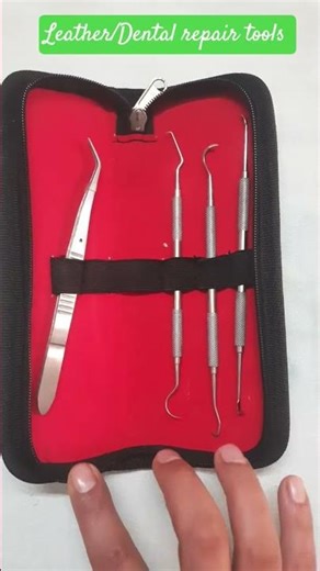 leather repairing tools kit #dryclean #leatherjacket #repairing
