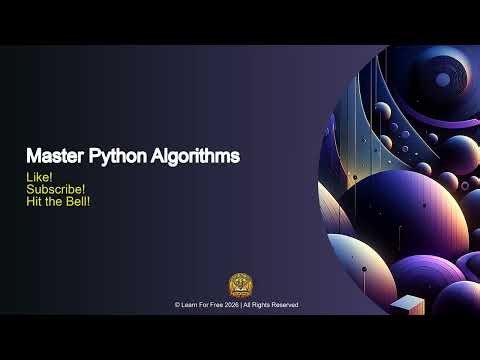 Master Python Algorithms | 08B '