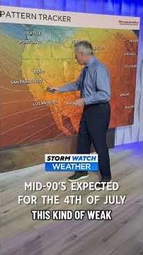 Mid-90s Expected for the 4th of July