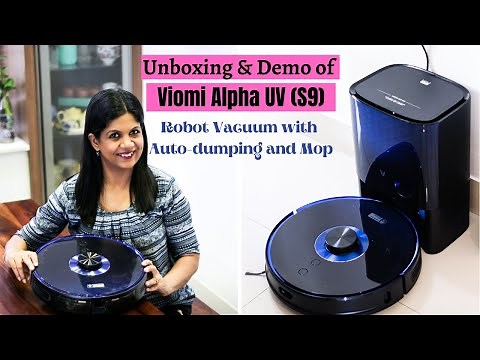 Viomi Auto Dumping Robot Vacuum Alpha UV (S9) with Mop | Unboxing & Demo I Everything Explained!