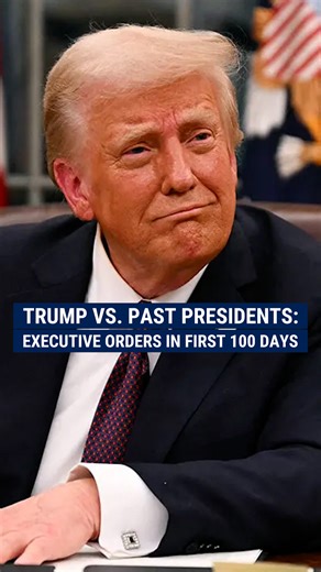 Bill Hemmer takes a look at the first 100 days of executive orders in past presidencies compared to Trump's first two and a half days back in office. | Fox News