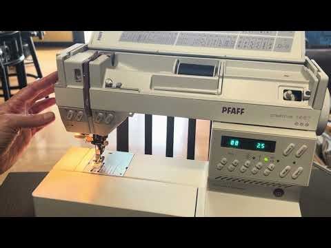 Pfaff Creative 1467 Part 1 Basic Tutorial on Explaining the Controls and Setup