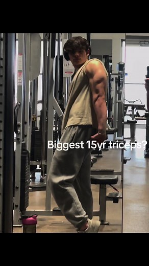 Pushing harder then ever #gym #real #15 #gymtok #tricepsworkout | Tricep Exercises